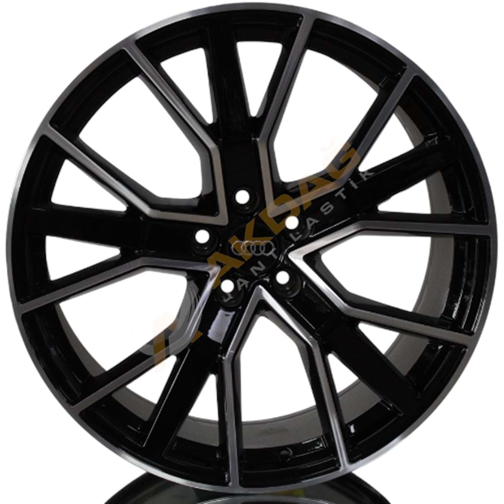 18X8,0 JANT BK 5131 5X112 ET45 66,45 BLACK MACHİNED