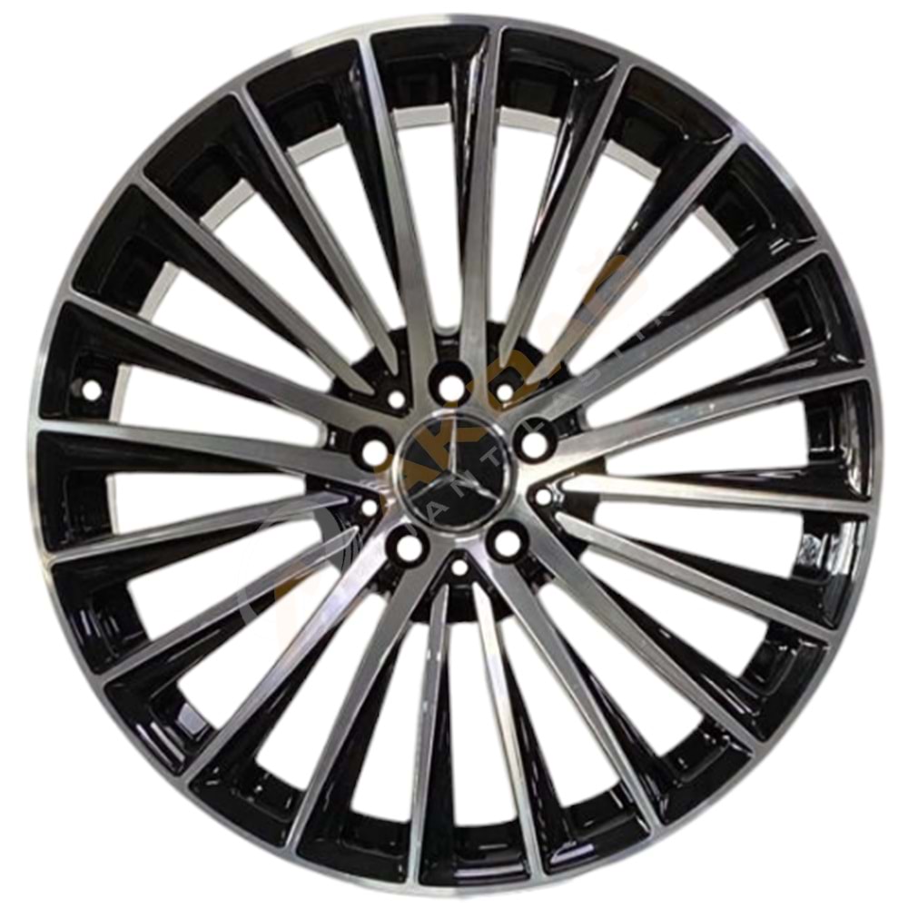 17X7,5 JANT BK 5909 5X112 ET45 66,6 BLACK MACHINED