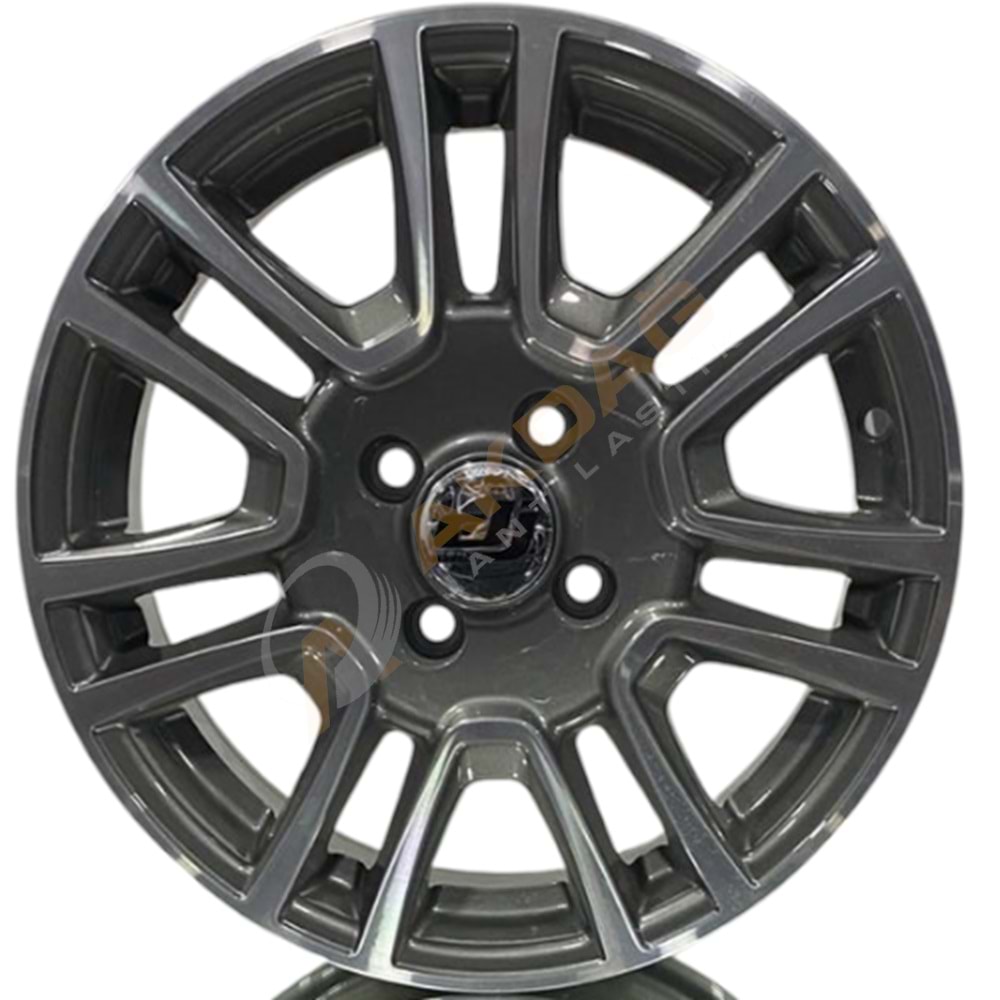 15X6,5 JANT DJ 562 5X108 ET38 67,1 SİLVER DİAMOND