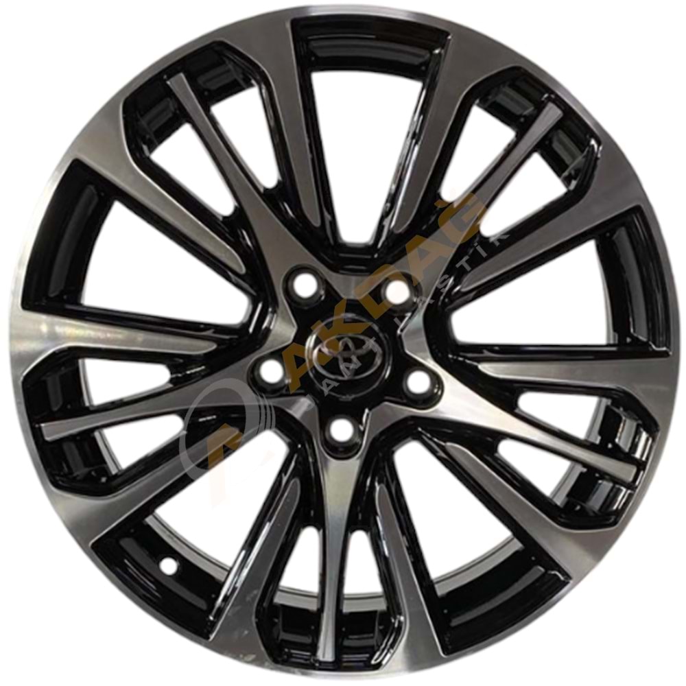 17X7 BKY 0057 5X114,3 ET45-66,1 BLACK MACHINED