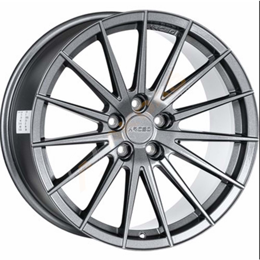 18X8 JANT ARC S 1013 5X114,3 ET35-73,1 ANTRASİT GİLDED GLOSSY