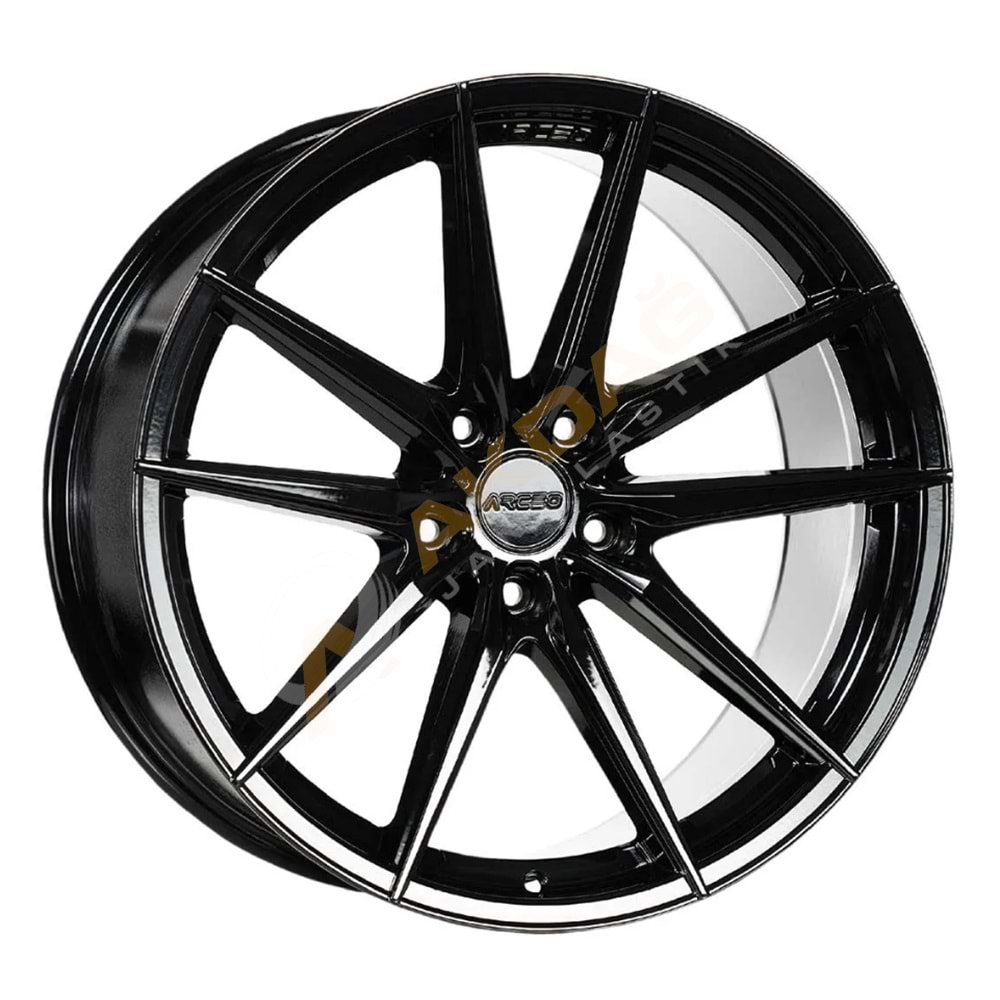 18x8 JANT ARC 18190 5X112 ET33 73,1 GLOSS BLACK MONACO