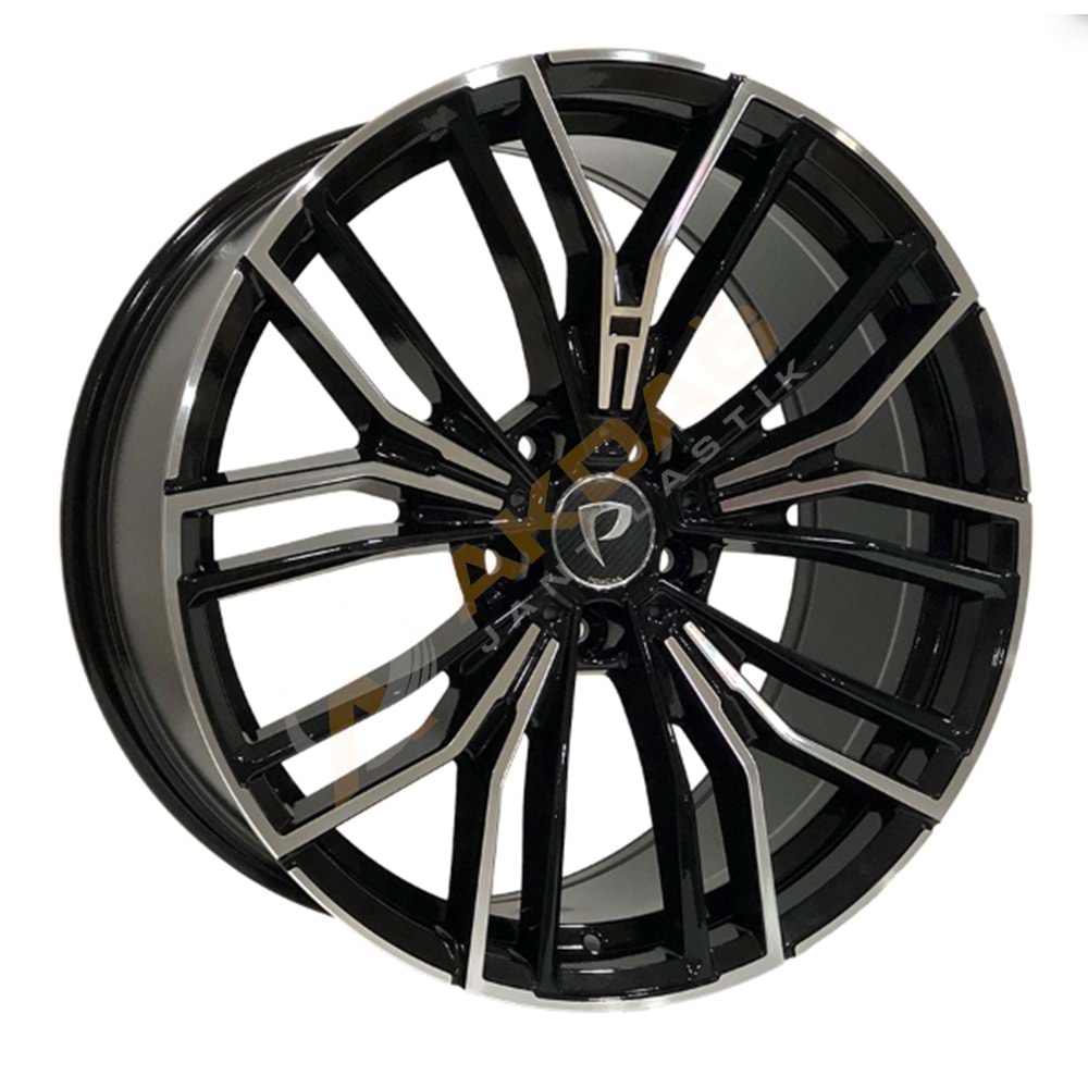 19X8 JANT BK 5964 5X112 ET30 66,6 BLACK MACHİNED