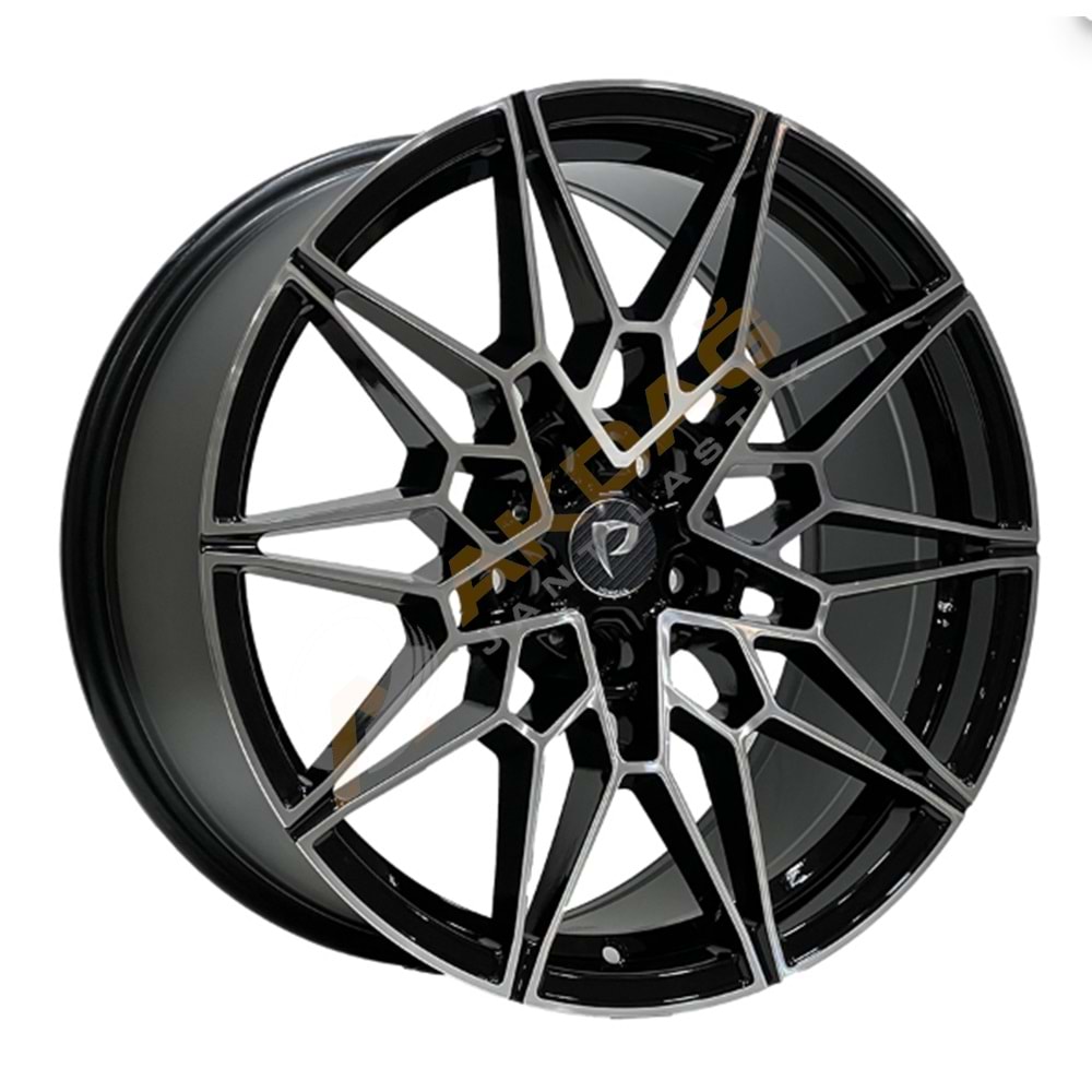 19X9,0 JANT BKY 1027 5X120 ET37 72,6 BLACK DİAMOND (ARKA)