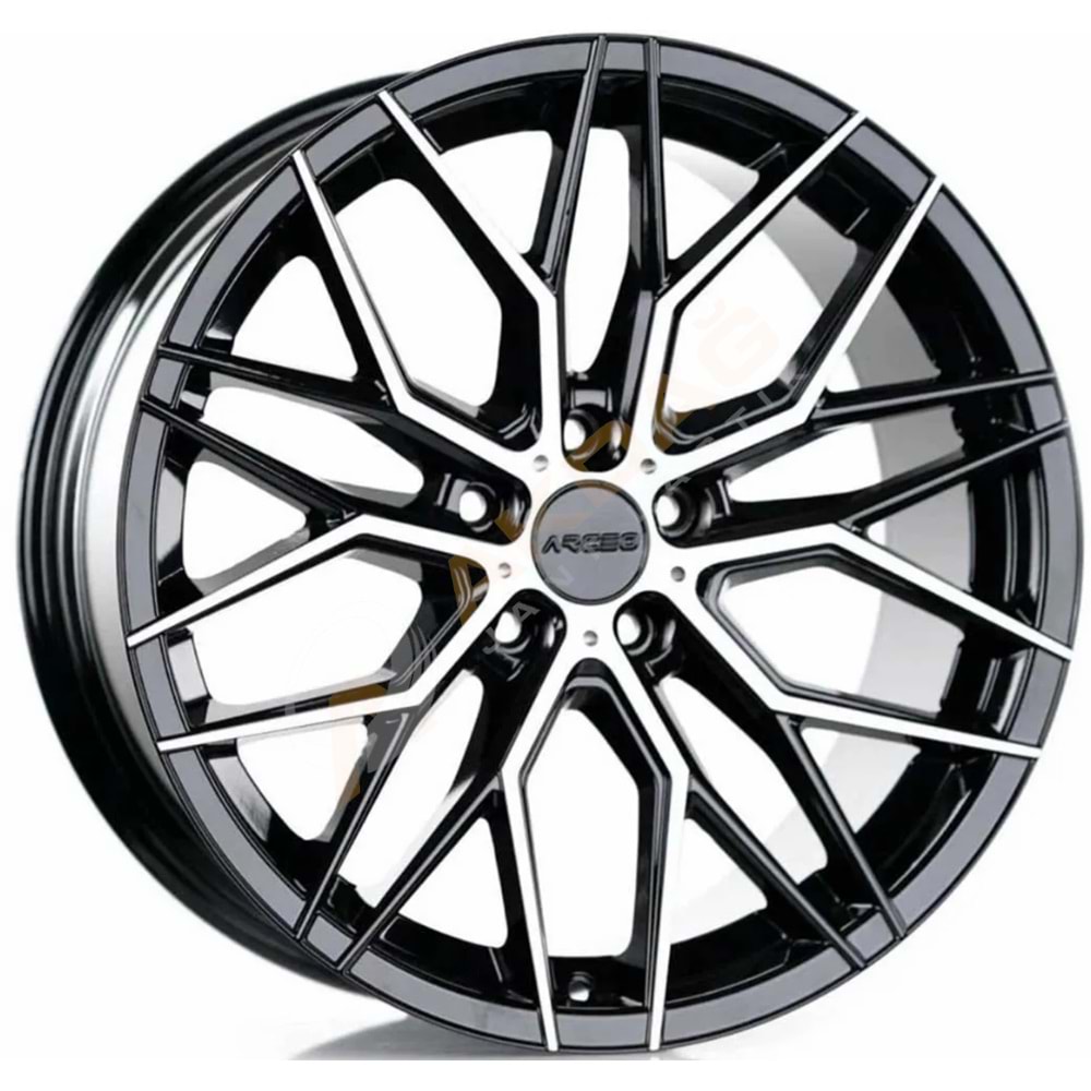 18X8 JANT ARC G6948 5X108 ET35 73,1 BLACK DİAMOND VALENCİA