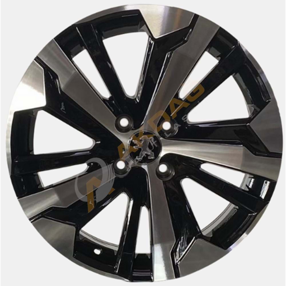 16X7,0 JANT BK 5837 5X108 ET35 65,1 BLACK MACHİNED