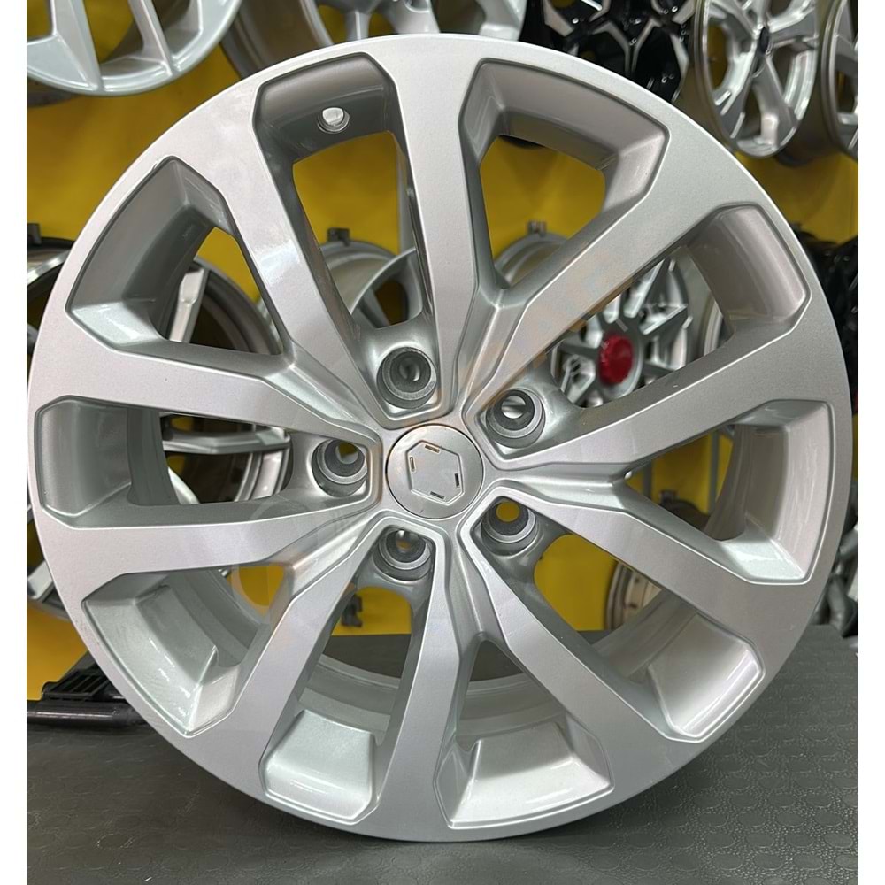17X7.5 ÇIKMA JANT 5X114,3 OEM RENAULT SILVER
