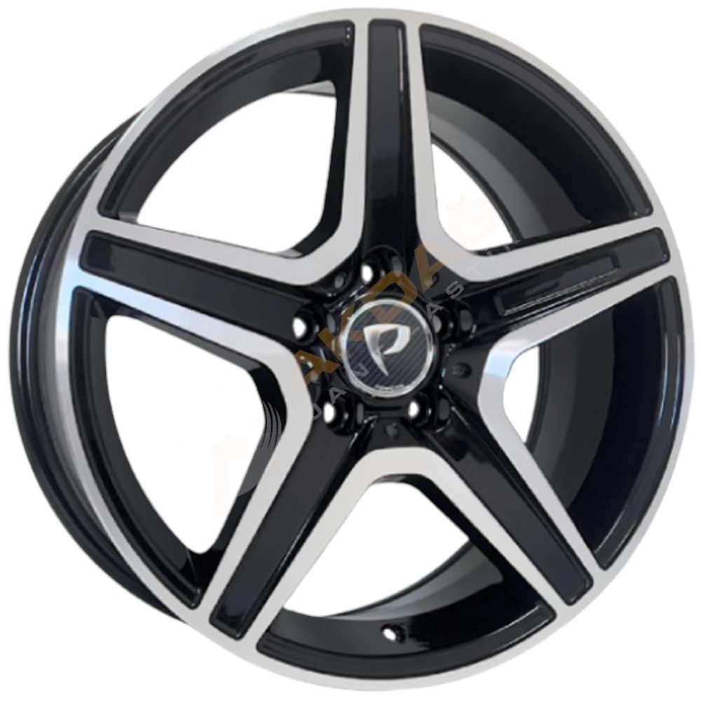 17X8 JANT BK 105 5X112 ET35 66,6 BLACK MACHİNED
