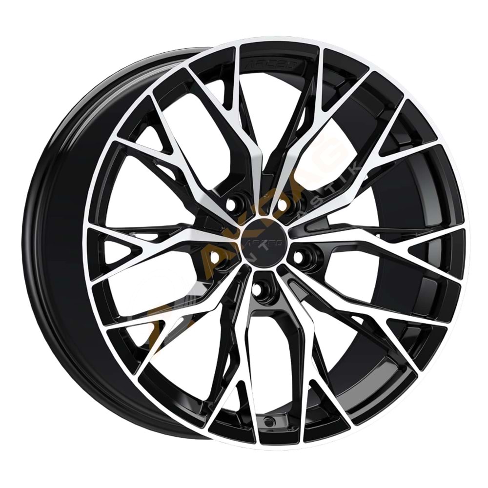 18X8,0 JANT ARC G6928 5X112 ET45 66,6 BLACK DİAMOND ROMA
