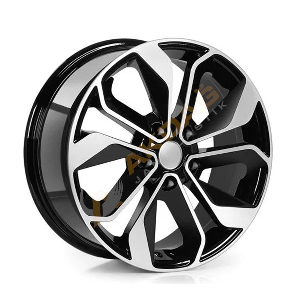 15X6,5 JANT EMR W7502 4X100 ET35 67,1 BLACK DİAMOND