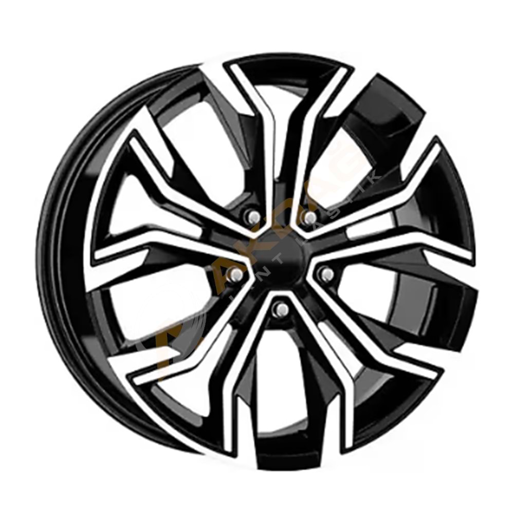16X6,5 JANT EMR W7618 4X100 ET35 67,1 BLACK DİAMOND