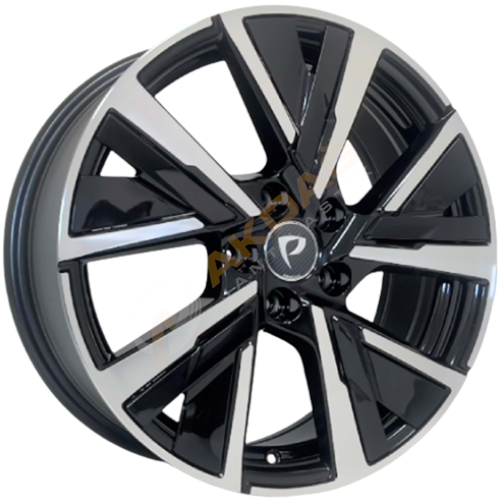 16X6,5 JANT BK 386 5X108 ET50-63,4-BLACK DİAMOND