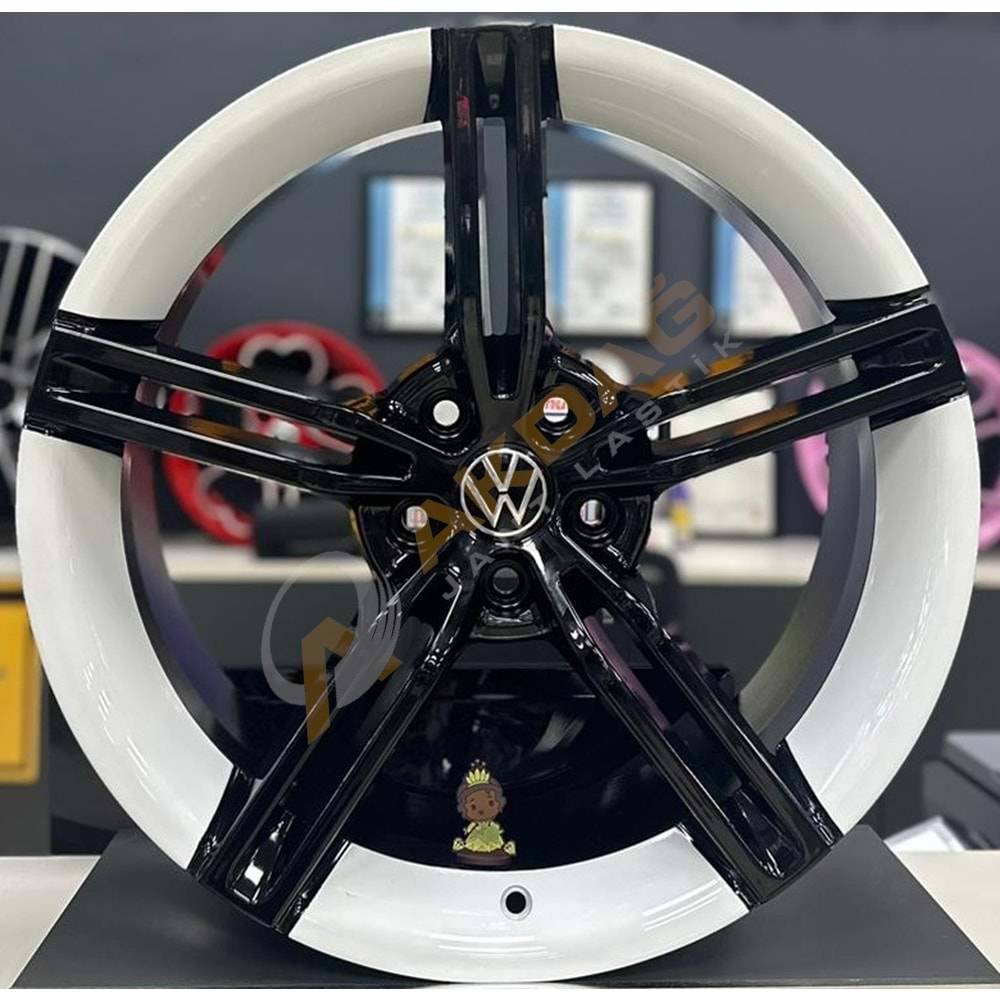 18X8,0 JANT RC 1186 5X120 ET40 73,1 BLACK/WHİTE TAYCAN JANT