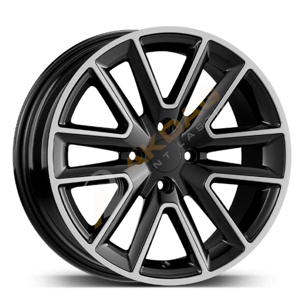 16X6.5 JANT FD 16274 4X100 ET37 67.1 GLOSS BLACK DİAMOND