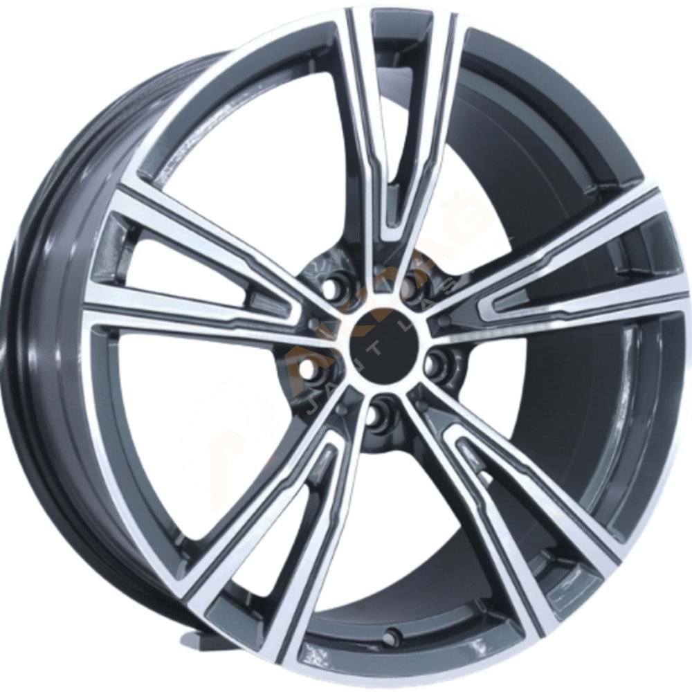 19X8,5 JANT R1A 153 5X112 ET40-66,6 GUN METAL DİAMOND İNDİVİDUAL