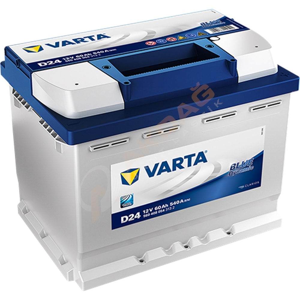 12V 60Ah Varta Akü Blue Dynamic D24