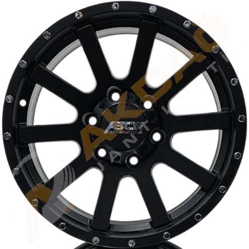 17X9.0 JANT BCH 7931 6X139.7 ET0 110 MATT BLACK