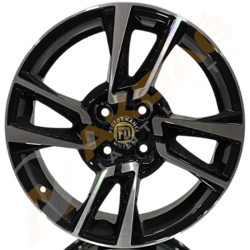 16X7.0 JANT FD 16077 4X100 ET35 67.1 BLACK DİAMOND