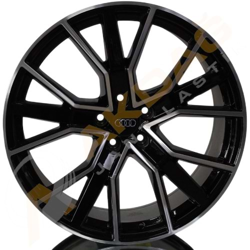 18X8 JANT BK 5131 5X112 ET45-66,45 BLACK MACHINED