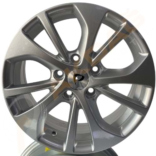 15X6 JANT BK 5957 5X108 ET40 60.1 SILVER