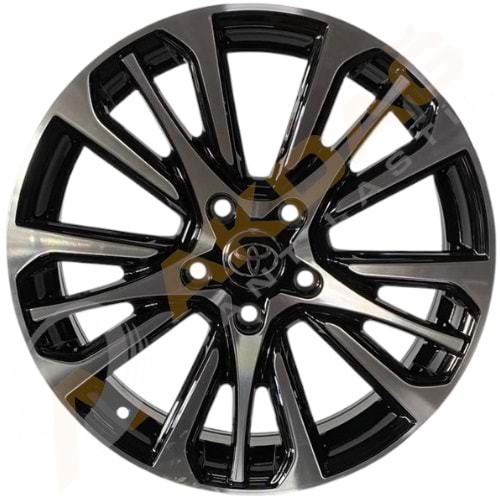 17X7 BKY 0057 5X114,3 ET45-66,1 BLACK MACHINED