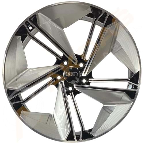 22X10 JANT FRM FAD 23 5X112 ET20 66,5 BLACK MİLLİNG FACE FORGED AUDİ