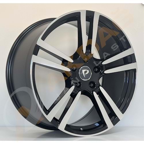 21X10 JANT BK 480 5X130 ET60 71.6 BLACK MACHİNED