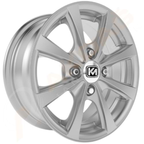13X5,5 JANT KM 773 4X100 ET28 67,1 SİLVER