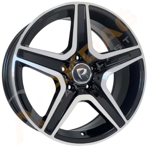 17X8 JANT BK 105 5X112 ET35 66,6 BLACK MACHİNED