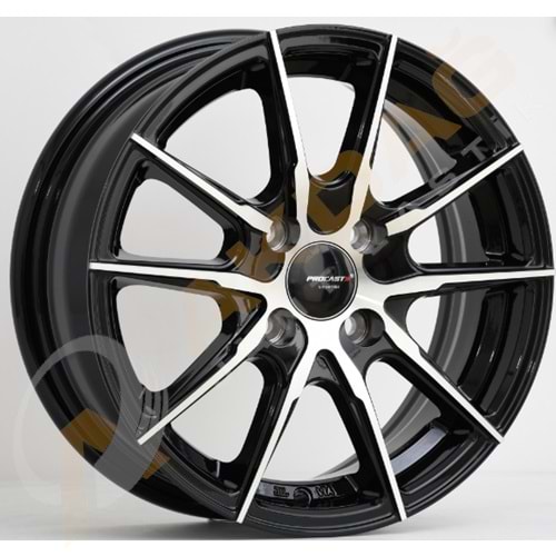 14X5,5 JANT PRO 3083 4X100 ET38-73.1 BLACK MACHİNED
