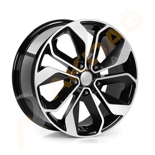15X6,5 JANT EMR W7502 4X100 ET35 67,1 BLACK DİAMOND