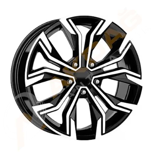 16X6,5 JANT EMR W7618 4X100 ET35 67,1 BLACK DİAMOND