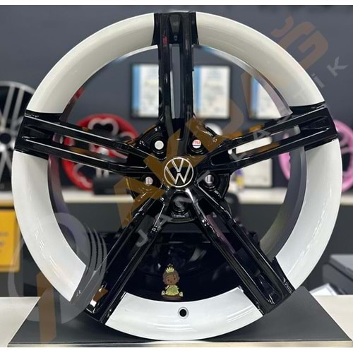 19X8,5 JANT RC 1186 5X112 ET40 73,1 BLACK/WHİTE TAYCAN JANT