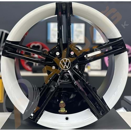 19X8,5 JANT RC 1186 5X108 ET40 73,1 BLACK/WHİTE TAYCAN JANT