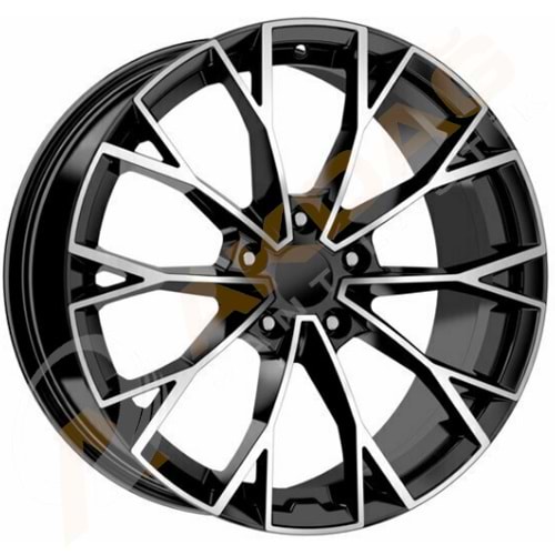 18X8 JANT DY 1738 5X112 ET40 66,45 BLACK DİAMOND