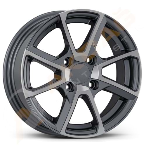 14X6 JANT FD 14040 4X100 ET35-67,1 GUN METAL DAİMOND