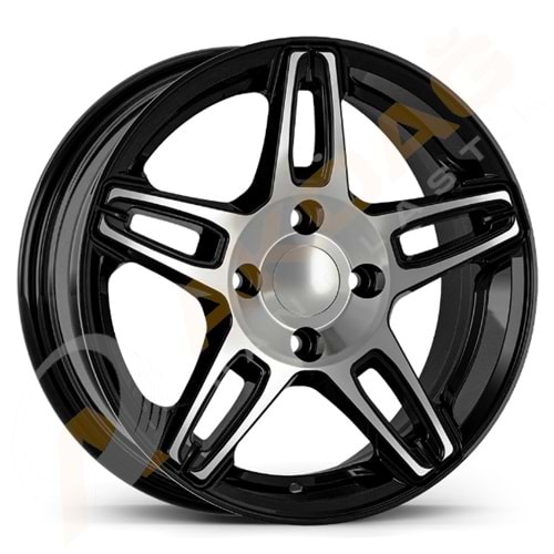 15X6,0 JANT FD 15281 4X108 ET35-63,4 BLACK DİAMOND