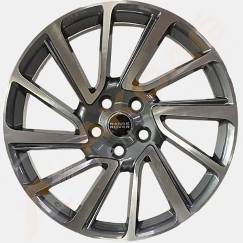 22X9,5 JANT BK 5404 5X108 ET45 63,4 GUN METAL DİAMOND