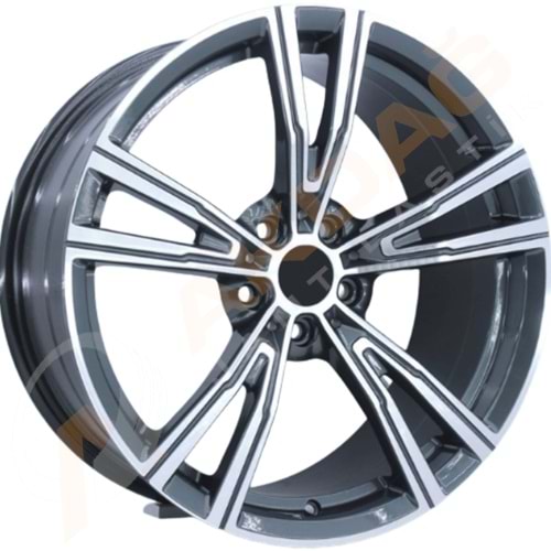 19X8 JANT R1A 152 5X112 ET27-66,6 GUN METAL DİAMOND İNDİVİDUAL