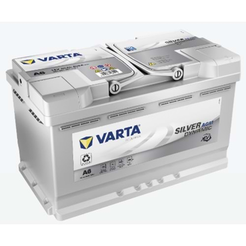 12V 80Ah Varta Akü Silver Dynamic F21-A6 AGM Start-Stop